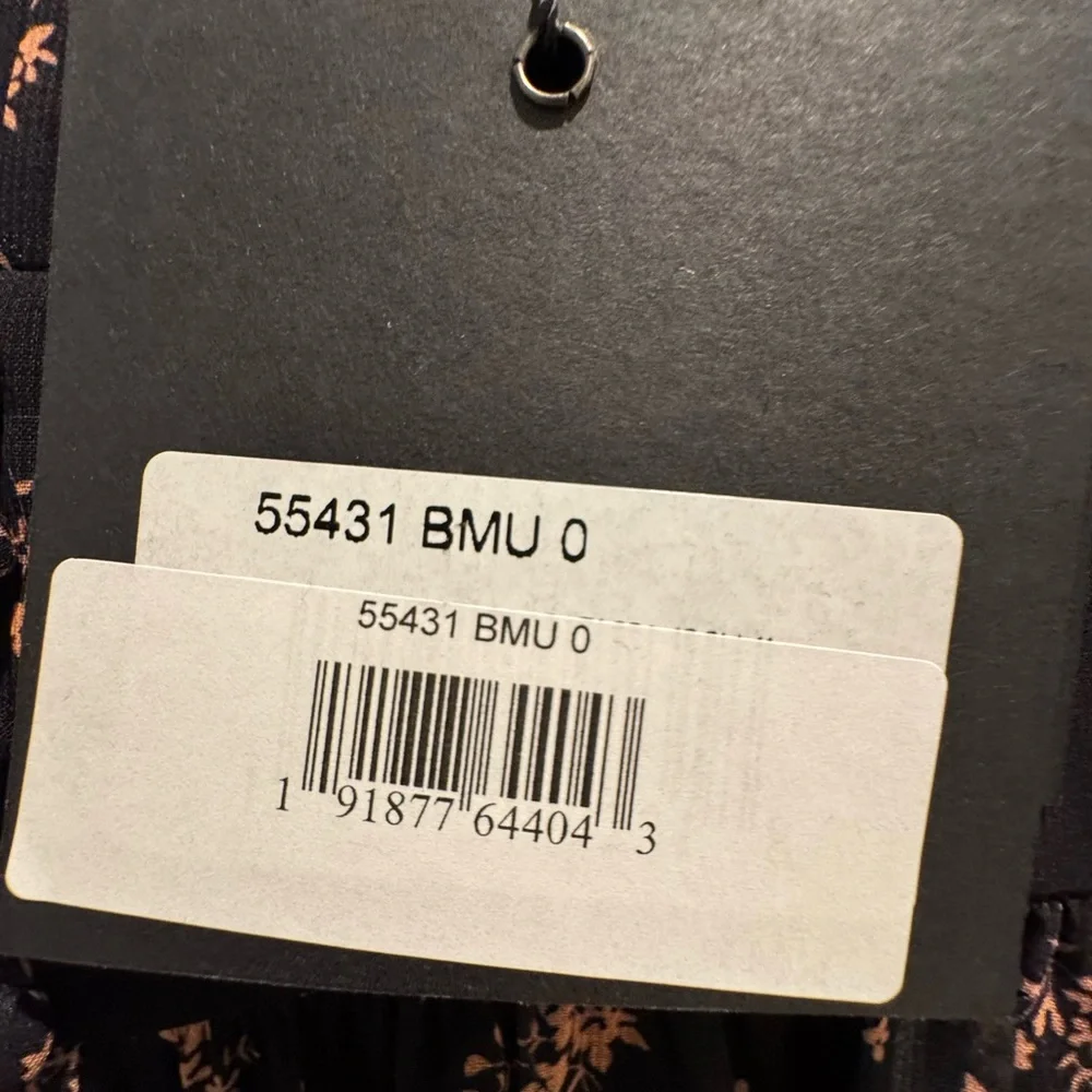 NWT Mac Duggal Sz 0 Black Floral Maxi Gown 55431 - Picture 12 of 12